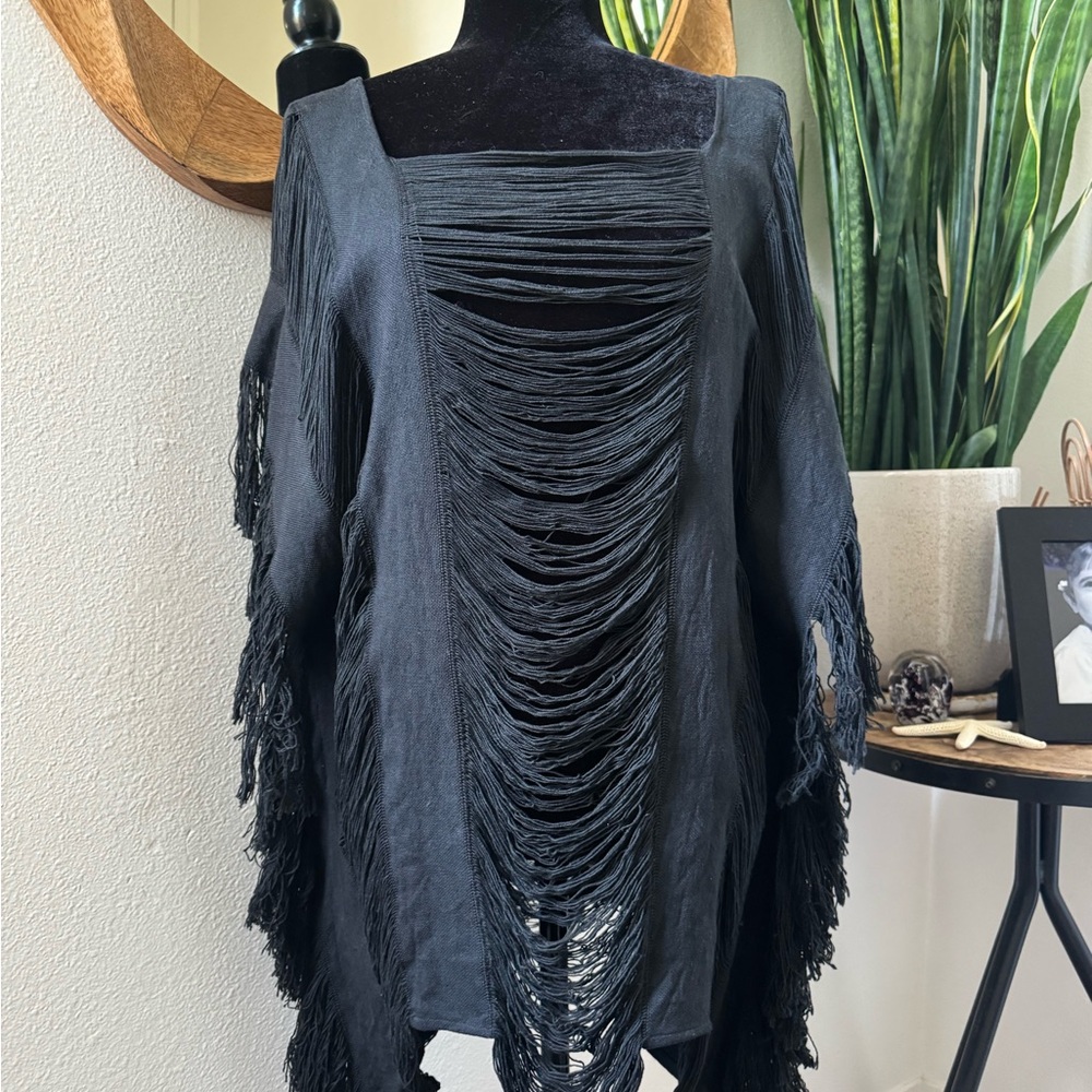 Thrifts & Threads Black Crudo Tank